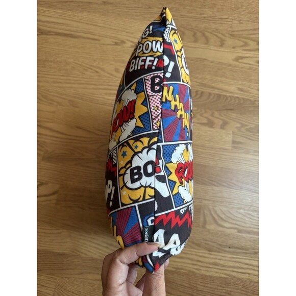 Society6 Batman Pillow 16 Inches Square‎ with Insert, Washable Superhero Decor - Picture 2 of 4